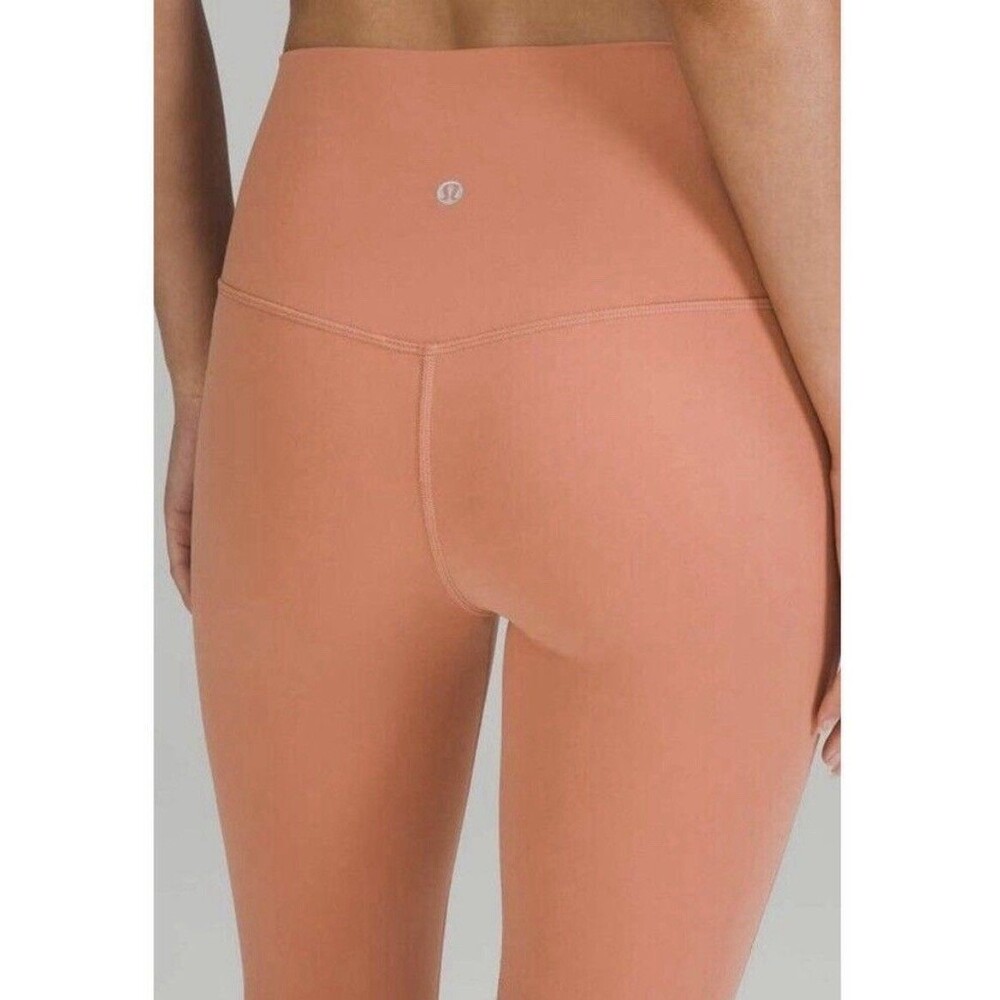 Lululemon Women's Align High Rise Pant Leggings Size 4 Pink 25" Yoga Gym Pilates